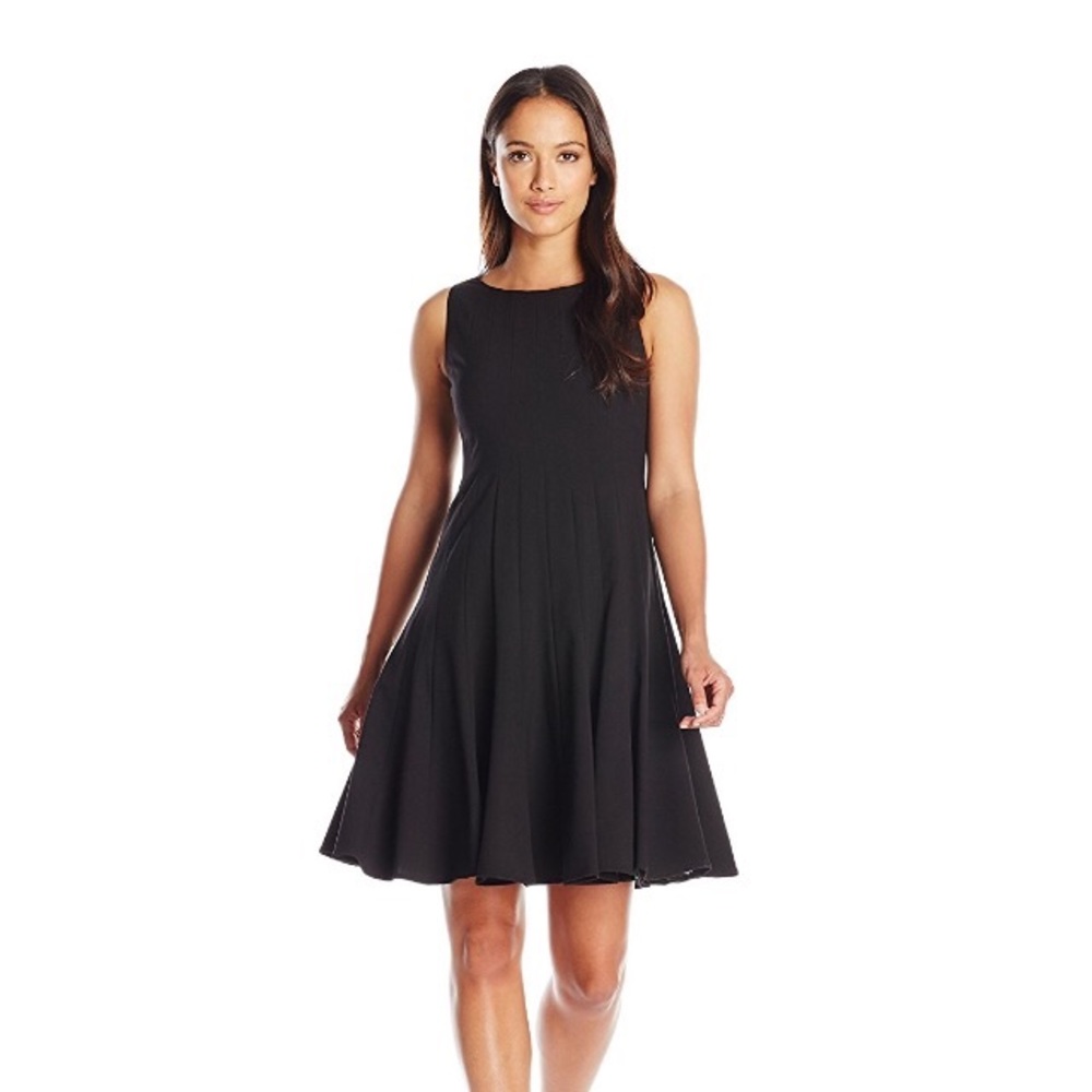 Calvin Klein Flared Black Dress